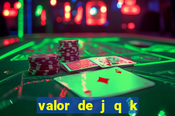 valor de j q k en blackjack